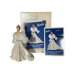Hallmark Keepsake 2003 Celebration Barbie Christmas Ornament 4th in Series